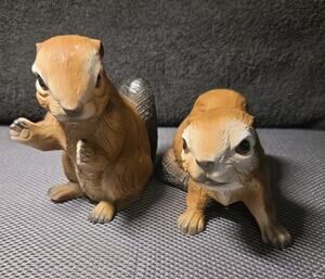 Set Of 2 Ceramic Groundhogs Price Production